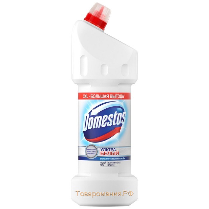 Чистящее средство для унитаза Domestos «Ультра белый», 1,5 л