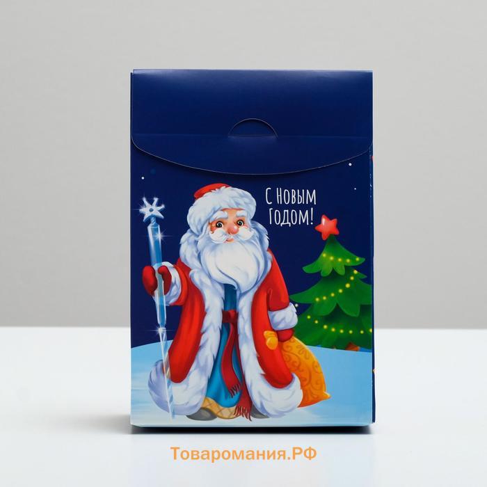 Коробка складная «Дед Мороз!», 15 х 7 х 22 см, Новый год