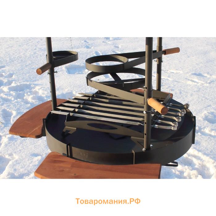 Гриль Grillux Suomi Grill 90, d=134/90х234.4 см, сталь 1 мм/2 мм/3 мм, термокраска