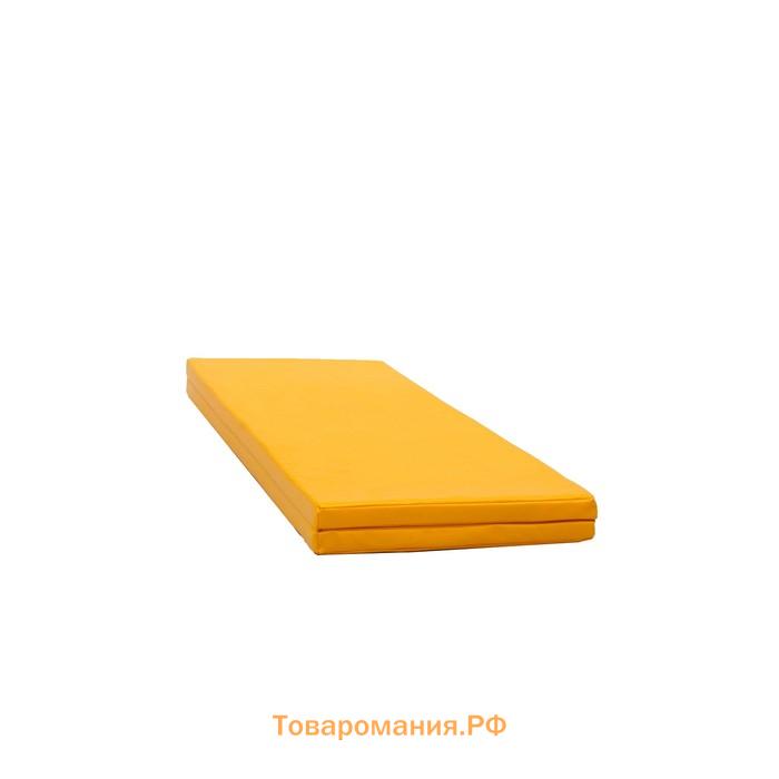 Мат PERFETTO SPORT, 100 х 123 х 4 см, складной, для PS 211, цвет жёлтый