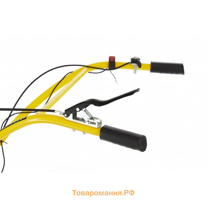 Мотоблок Denzel DPT-170S, 7 л.с, 850х350 мм, фрез 3х3, шкив отбора мощности, передачи 2В/1Н