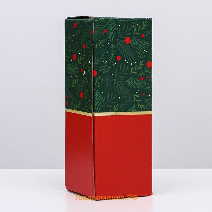 Коробка складная «Новый год», 12 х 33,6 х 12 см, Новый год