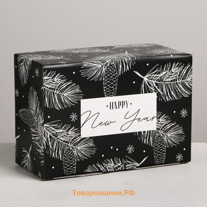 Складная коробка «Новый год», 22 х 15 х 10 см, Новый год