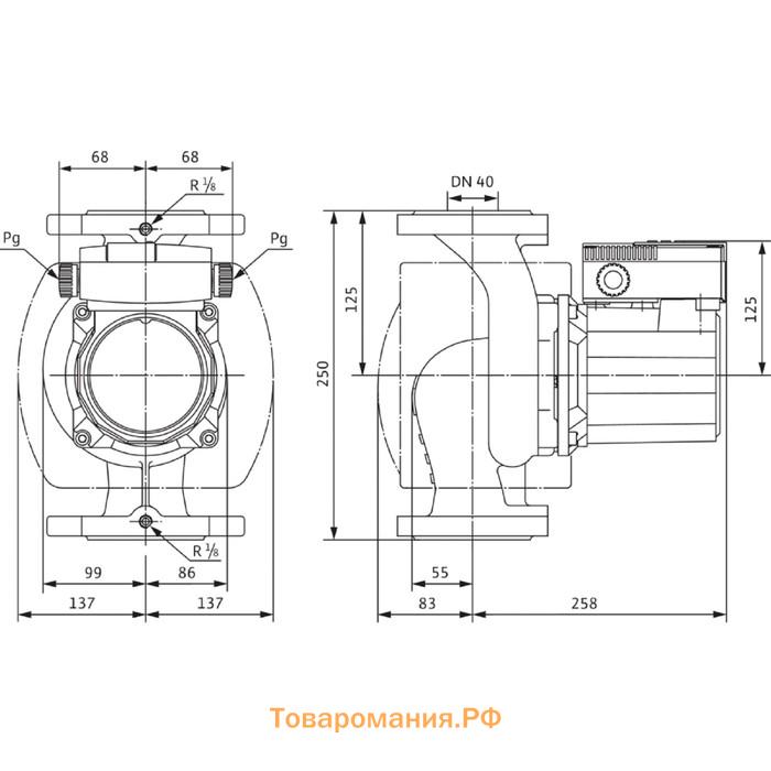 Насос циркуляционный TOP-S 40/15 EM PN6/10