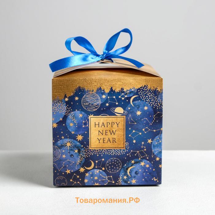 Складная коробка «Новогоднее волшебство», 12 х 12 х 12 см, Новый год