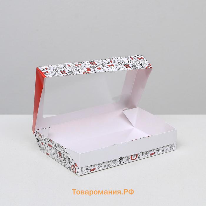 Коробка складная «Время добрых подарков», 20 х 12 х 4 см, Новый год