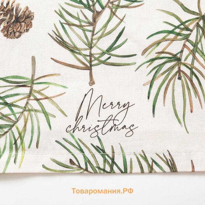 Дорожка на стол новогодняя Christmas tree 40*147 см, 100% хл, саржа 190гр/2