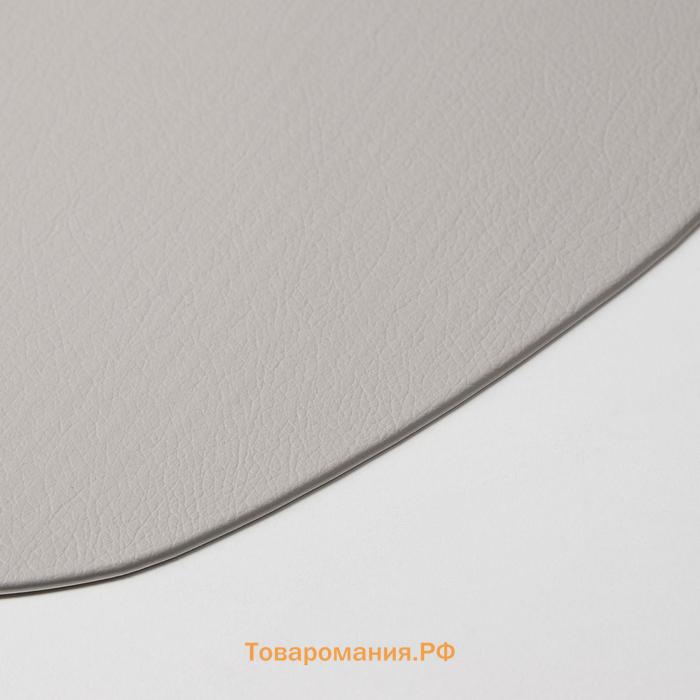 Салфетка сервировочная на стол «Тэм», 45×35 см, цвет серый