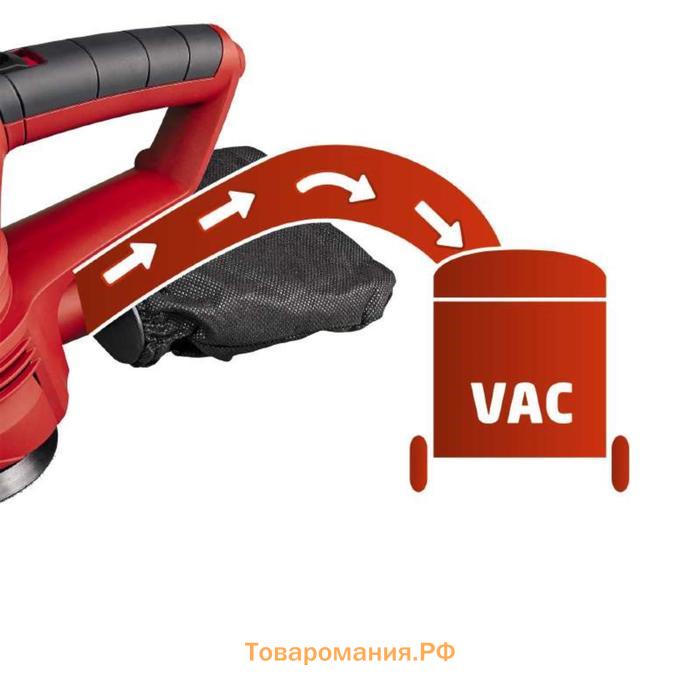 Шлифмашина эксцентриковая Einhell TC-RS 38 E, 380 Вт, d=125 мм, 12000-26000 кол/мин