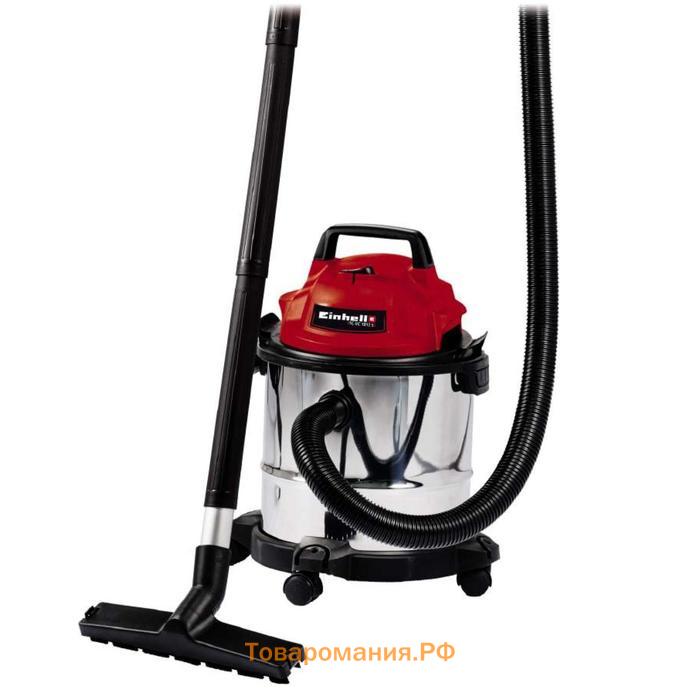 Пылесос строительный Einhell TC-VC 1812 S, 1250 Вт, 12 л, 1.5 м, d=36 мм