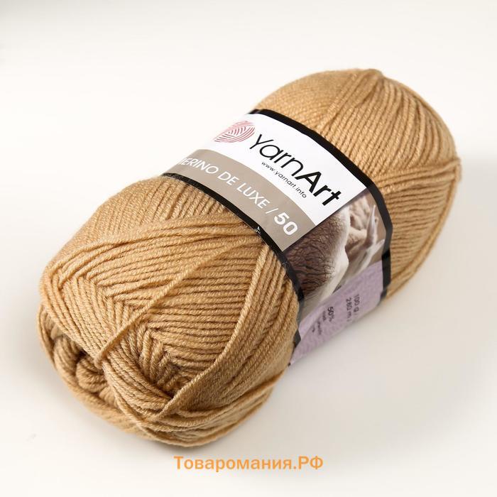 Пряжа "Merino de luxe 50" 50% шерсть, 50% акрил 280м/100г (511)