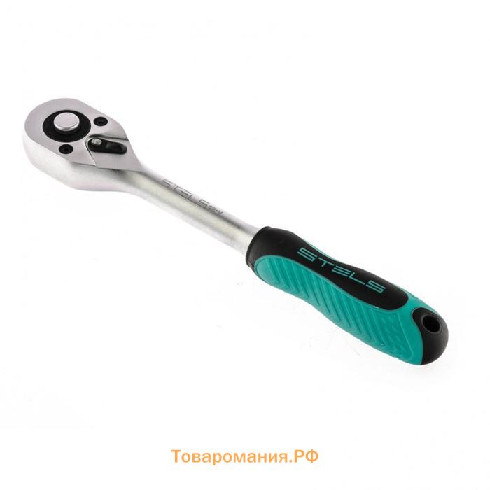 Трещотка Stels 14042, 3/8", 72 зубца, с быстрым сбросом