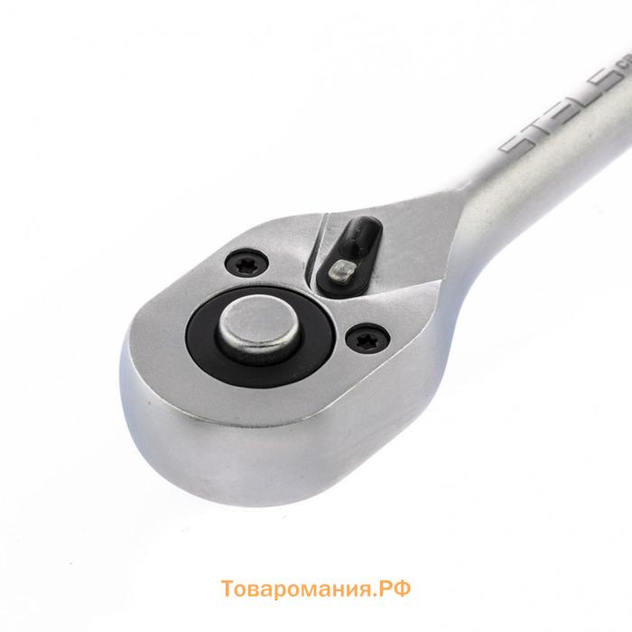 Трещотка Stels 14042, 3/8", 72 зубца, с быстрым сбросом