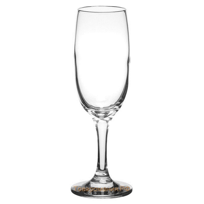 Набор стеклянных бокалов для шампанского Bistro, 190 мл, 6 шт