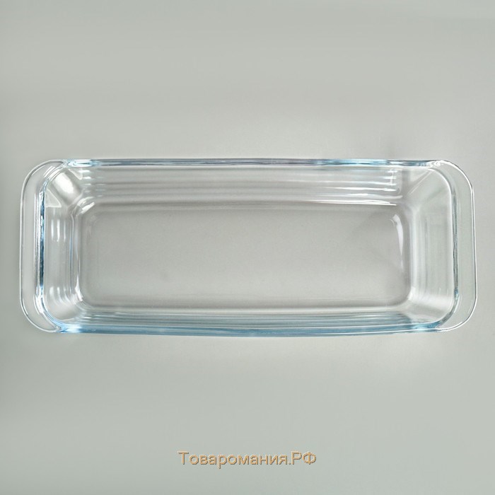 Лоток без крышки для запекания и выпечки из жаропрочного стекла Borcam, 1,5 л