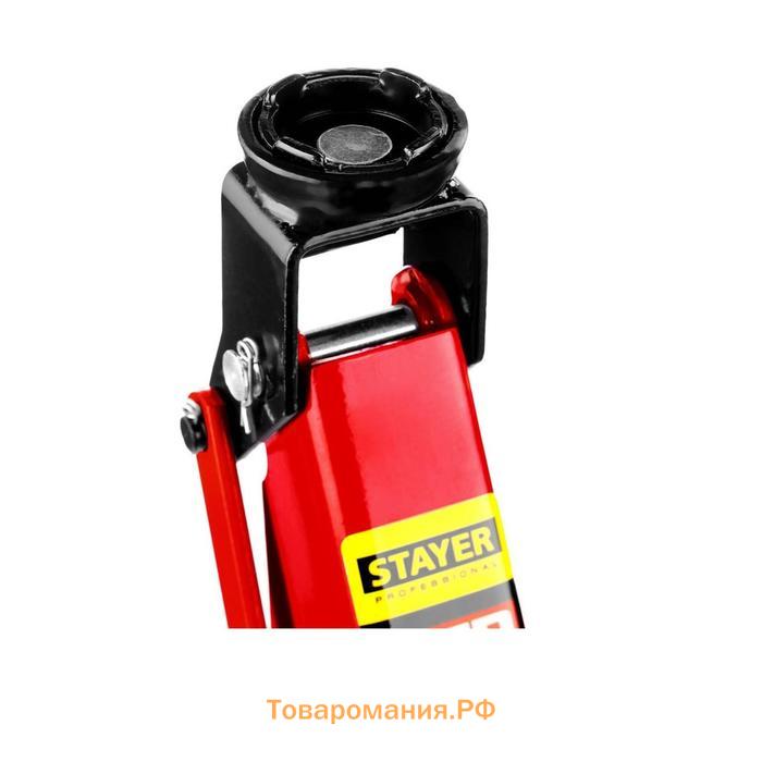 Домкрат подкатной STAYER RED FORCE R-28 43153-2 для легковых а/м, 130-350мм, 2 т