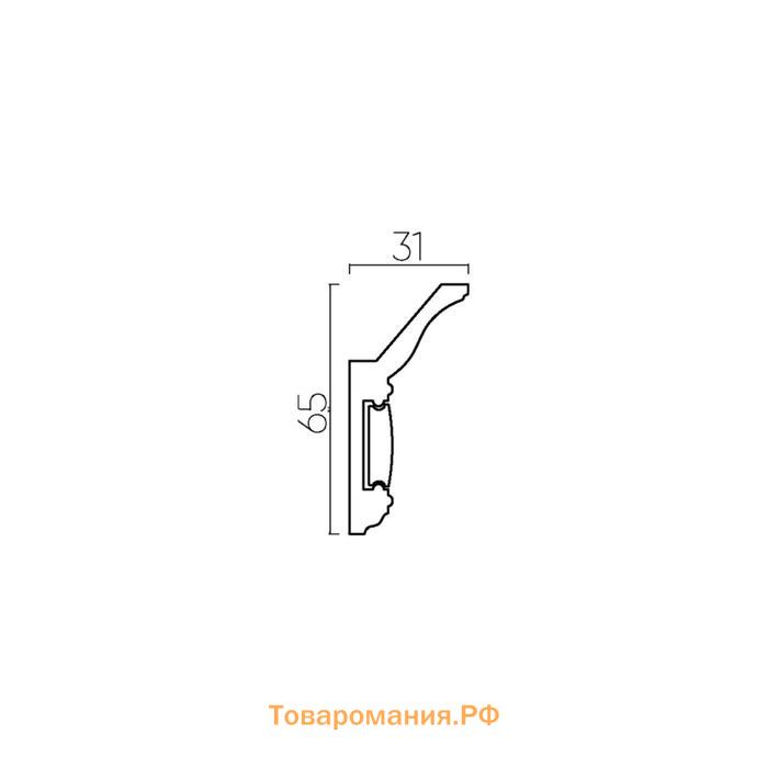 Карниз белый 65х31х2000мм