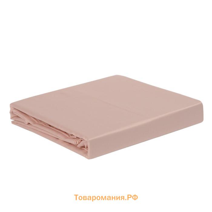 Простыня Essential, сатин, размер 180х270 см, цвет пыльно-розовый