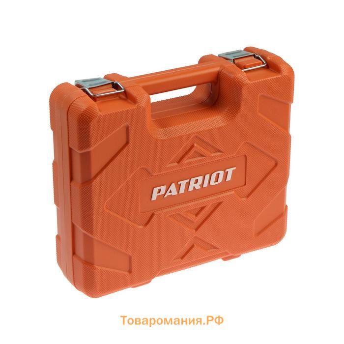 Дрель-шуруповерт PATRIOT BR 241ES, 24 В, Li-Ion, 2х2 Ач, 27/33 Нм, 350/1350 об/мин, БЗП