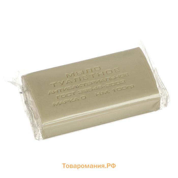 Мыло туалетное "Антибактериальное" в прозрачной обертке флоупак Ординарное, 100 г