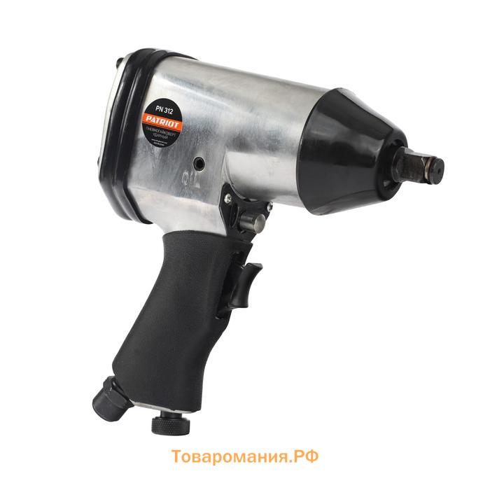 Пневмогайковерт ударный PATRIOT PN 312, 312 Нм, патрон 1/2", 140 л/мин, 1/4"