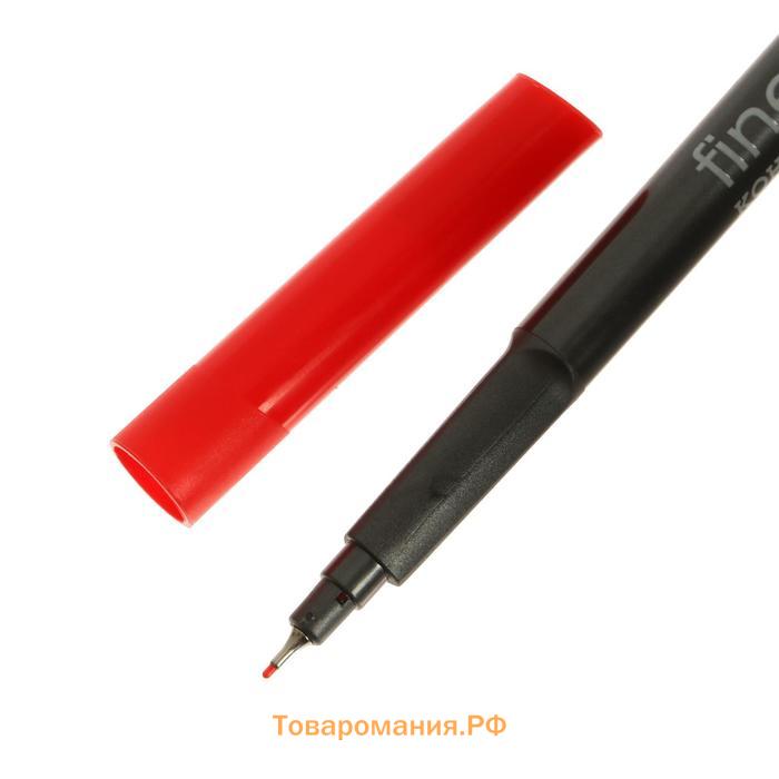 Набор ручек капиллярных 24 цвета, 0,3 мм Koh-I-Noor FINELINERS 7021, пластмассовая упаковка