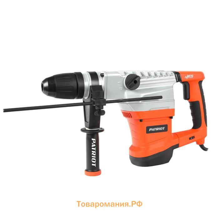 Перфоратор PATRIOT RH450, 1300 Вт, 10 Дж, 500 об/мин, 2750 уд/мин, SDS+, max 40 мм, кейс