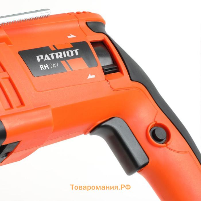 Перфоратор PATRIOT THEONE RH242, 720 Вт, 1.9 Дж, 2000 об/мин, 6300 уд/мин, SDS+, max 20 мм