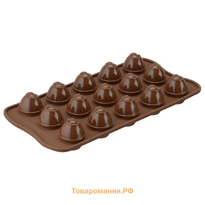 Форма для приготовления конфет Choco spiral, силиконовая
