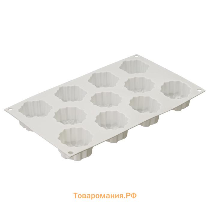 Форма для приготовления пирожных и конфет Snowflakes 30.5×18 см
