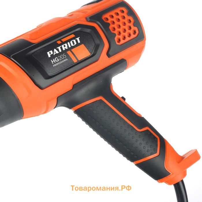 Фен технический PATRIOT HG205, 2000 Вт, воздух 300/500 л/мин, 300-400 C°, 2 насадки