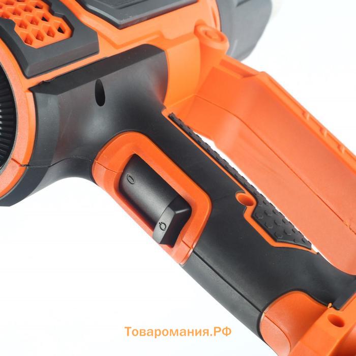 Фен технический PATRIOT HG215, 2000 Вт, 500/300/500 л/мин, 60/80-350/80-600 C°, 5 насадок