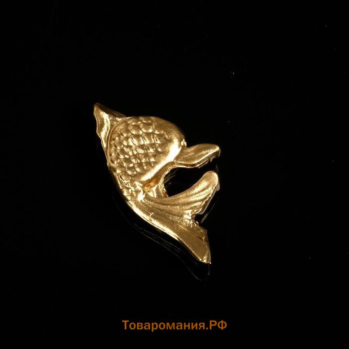 Сувенир кошельковый "Золотая рыбка ", олово, 2х1х0,3 см, микс
