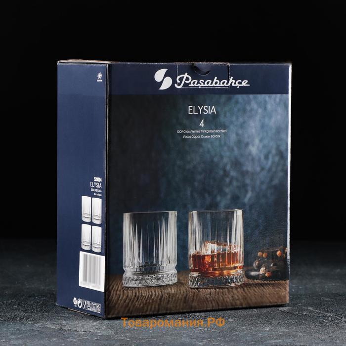 Набор стеклянных стаканов Elysia, 355 мл, 4 шт