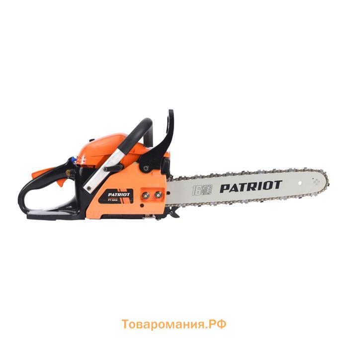 Пила цепная бензиновая PATRIOT PT3816Imperial, 1.5 кВт, 16"/40 см, 3/8, 57 зв., 12000 об/мин