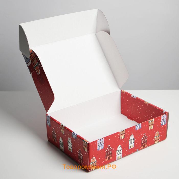 Коробка складная «С Новым Годом», 30,7 х 22 х 9,5 см, Новый год
