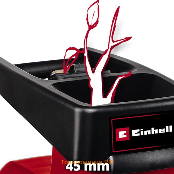 Измельчитель садовый Einhell GC-RS60CB, 2800 Вт, 40 об/мин, max d=45 мм, контейнер 60 л