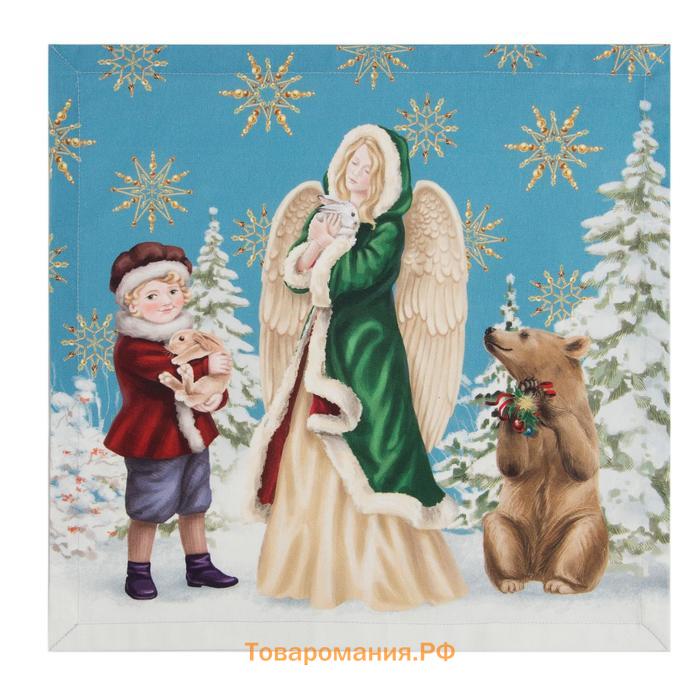 Новогодний набор салфеток  Christmas time, 40х40см 4 шт