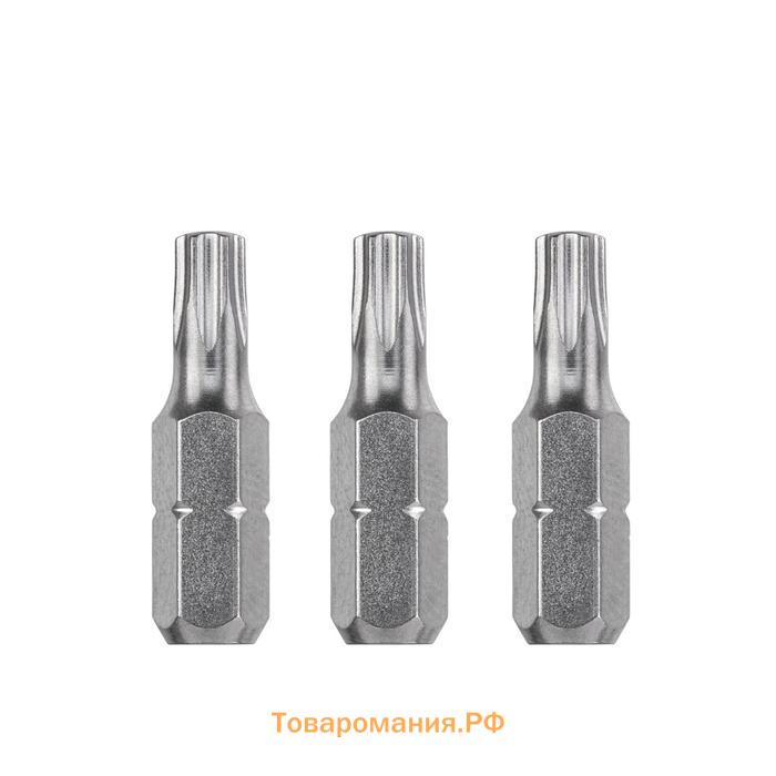 Бита KWB INDUSTRY, TORX6, сталь TQ60, 25 мм, 3 шт