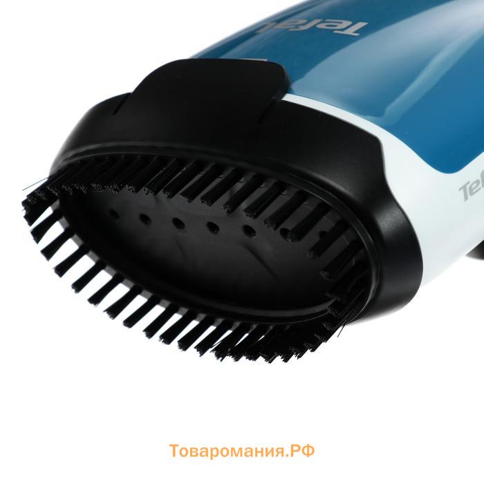 Отпариватель Tefal DT6130E0, ручной, 1300 Вт, 70 мл, 20 мл/мин, шнур 2.6 м, белый/синий