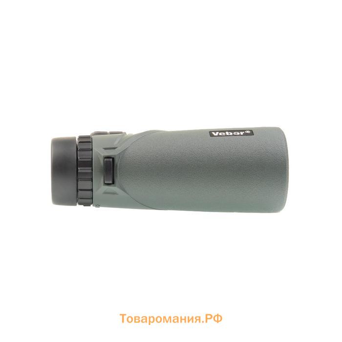 Бинокль Veber SPUTNIK, 10 × 42G, цвет зелёный