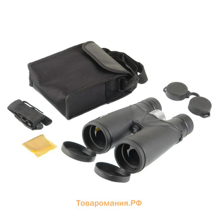 Бинокль Veber SPUTNIK ZOOM, 10-20 × 50, цвет чёрный