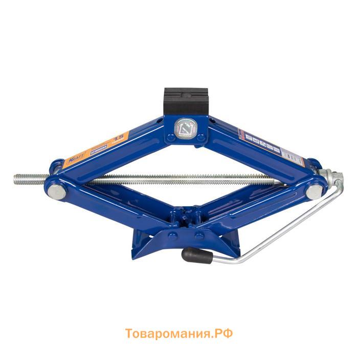 Набор для замены колеса с домкратом KRAFT KT703040, 1.5 т, кейс 105-390 мм, 1/2", упоры