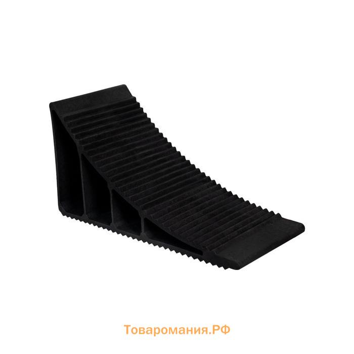 Набор для замены колеса с домкратом KRAFT KT703040, 1.5 т, кейс 105-390 мм, 1/2", упоры