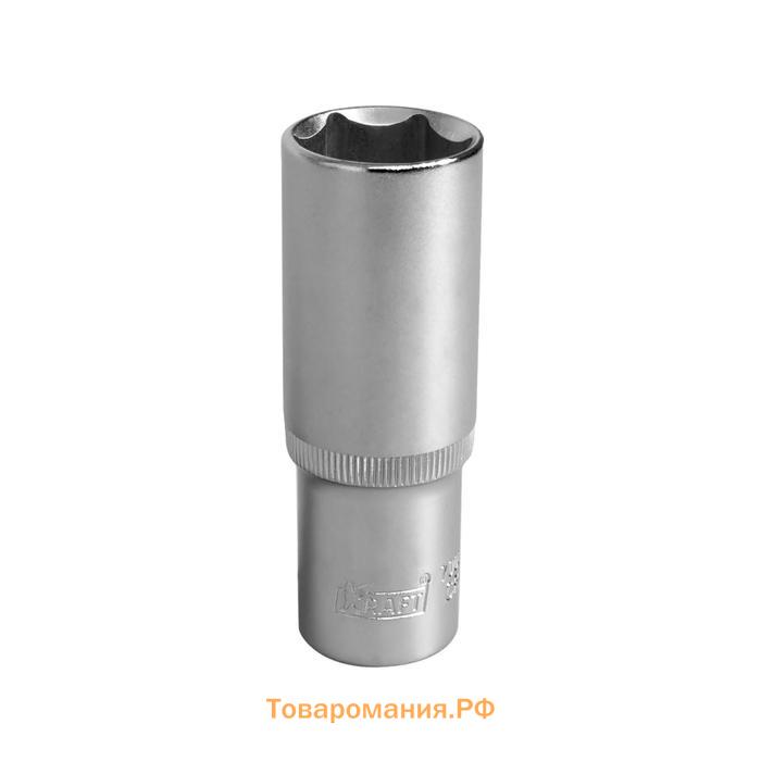 Набор для замены колеса с домкратом KRAFT KT703042, 3 т, кейс 255-390 мм, 1/2", упоры