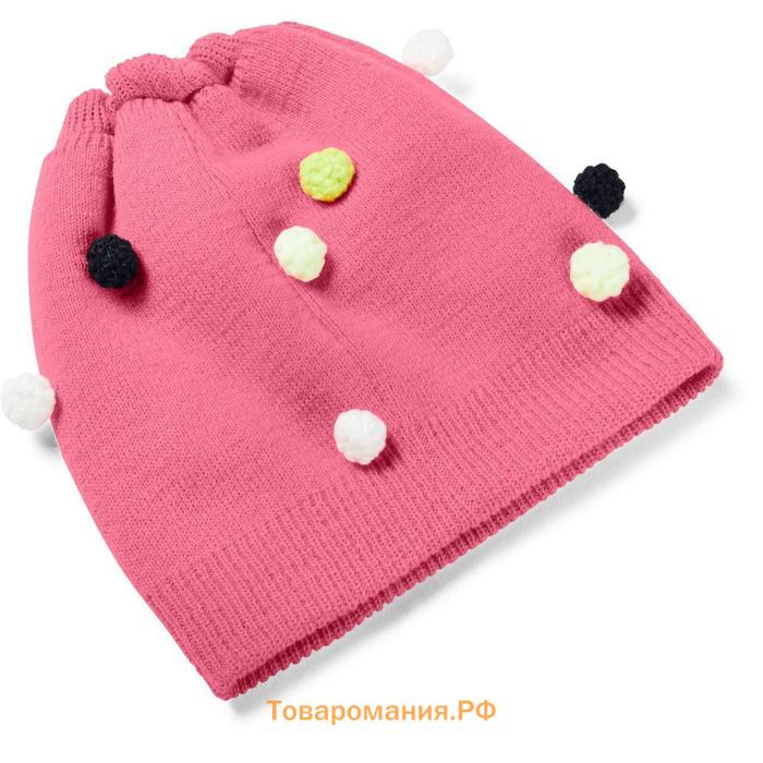 Шапка для девочки Under Armour Multi Hair Pom Beanie, размер 53-57 (1356730-668)