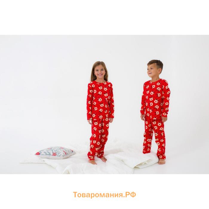 Новый год. Пижама детская KAFTAN "Happy New Year" р.28 (86-92)