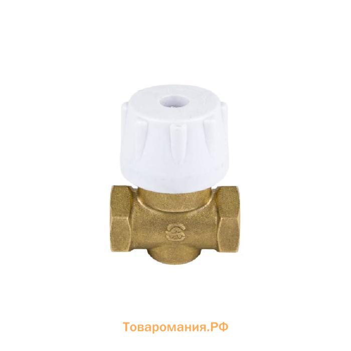 Кран Aquasfera 1060-02, 3/4", PN 10, двойной, регулирующий