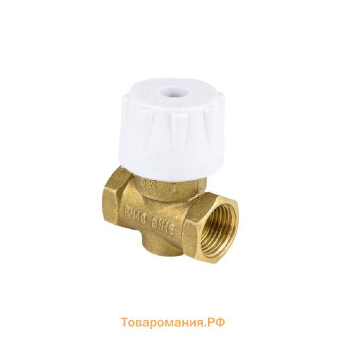 Кран Aquasfera 1060-02, 3/4", PN 10, двойной, регулирующий