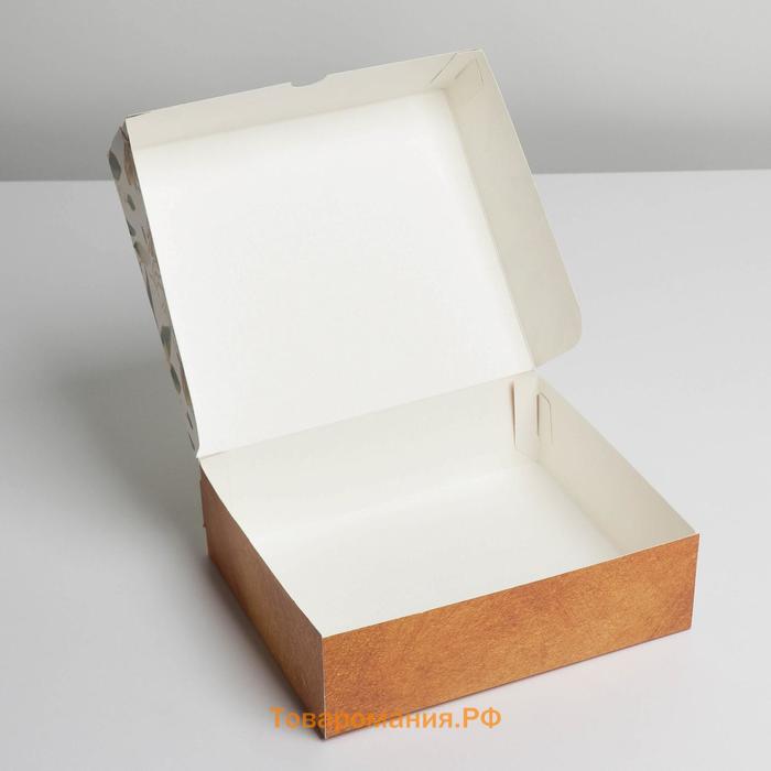 Кондитерская упаковка, коробка «Счастье», 17 х 20 х 6 см